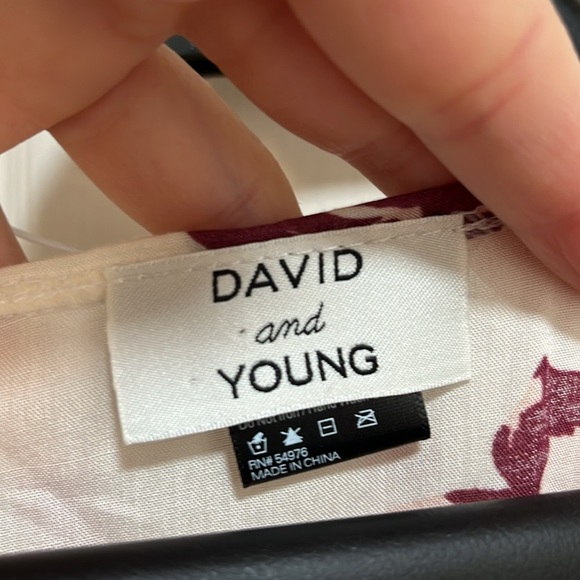 David & Young Open Front Floral Kimono Shrug Tassel One Size 100% Viscose EUC - Picture 6 of 9